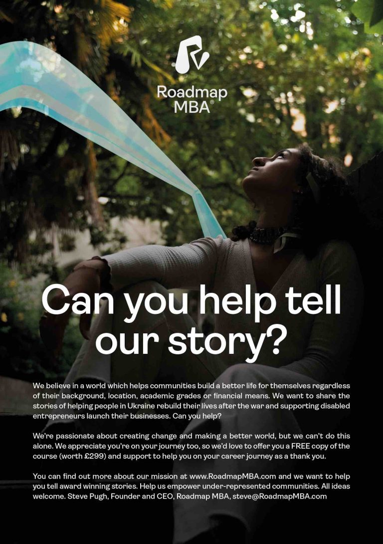 Tell Our Roadmap MBA Story? - Roadmap MBA